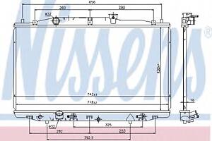 Радіатор охолодження двигуна для моделей: HONDA (ACCORD, ACCORD, ACCORD)