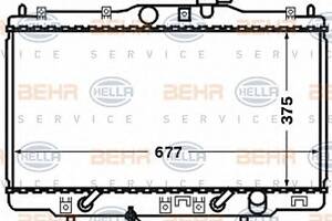 Радиатор охлаждения двигателя для моделей: HONDA (ACCORD, ACCORD,ACCORD)