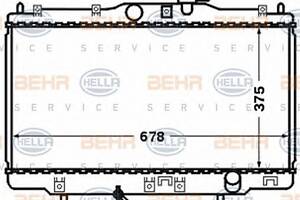 Радиатор охлаждения двигателя для моделей: HONDA (ACCORD, ACCORD)