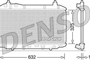Радиатор охлаждения двигателя для моделей: HONDA (CIVIC)