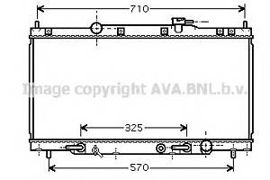 Радіатор охолодження двигуна для моделей: HONDA (CR-V)