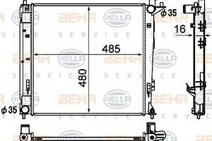 Радиатор охлаждения двигателя для моделей: HYUNDAI (ix35), KIA (SPORTAGE)
