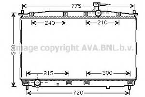 Радиатор охлаждения двигателя для моделей: HYUNDAI (SANTA-FE, SANTA-FE)