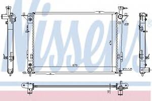 Радиатор охлаждения двигателя для моделей: HYUNDAI (SANTA-FE, SANTA-FE)