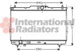 Радіатор охолодження двигуна для моделей: HYUNDAI (SANTA-FE)