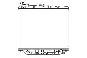 Радиатор охлаждения двигателя для моделей: ISUZU (TROOPER, TROOPER), OPEL (MONTEREY,MONTEREY), VAUXHALL (MONTEREY,MONTE
