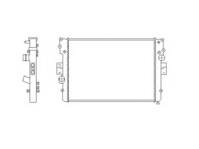 Радиатор охлаждения двигателя для моделей: IVECO (DAILY, DAILY)