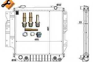 Радиатор охлаждения двигателя для моделей: JEEP (WRANGLER, WRANGLER)
