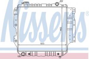Радиатор охлаждения двигателя для моделей: JEEP (WRANGLER, WRANGLER)