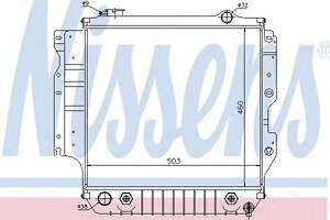 Радиатор охлаждения двигателя для моделей: JEEP (WRANGLER, WRANGLER)