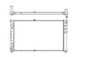 Радіатор охолодження двигуна для моделей: KIA (CARNIVAL, CARNIVAL)