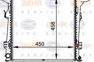 Радіатор охолодження двигуна для моделей: KIA (CEED, CEED)