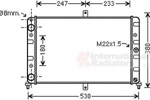 Радіатор охолодження двигуна для моделей: LADA (SAMARA, SAMARA)