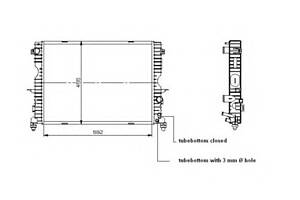 Радіатор охолодження двигуна для моделей: LAND ROVER (DISCOVERY)