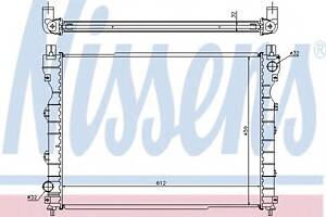 Радіатор охолодження двигуна для моделей: LAND ROVER (FREELANDER, FREELANDER)