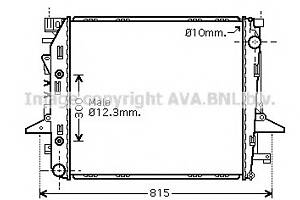 Радиатор охлаждения двигателя для моделей: LAND ROVER (RANGE-ROVER, DISCOVERY,RANGE-ROVER)