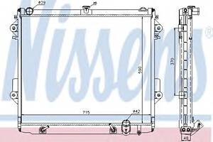 Радіатор охолодження двигуна для моделей: LEXUS (LX), TOYOTA (LAND-CRUISER)