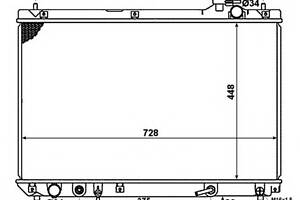 Радиатор охлаждения двигателя для моделей: LEXUS (RX)