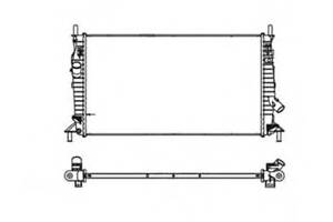 Радиатор охлаждения двигателя для моделей: MAZDA (3, 3), VOLVO (S40,V50)