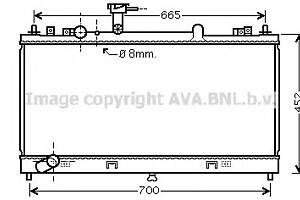 Радиатор охлаждения двигателя для моделей: MAZDA (6, 6,6)