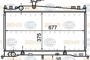 Радиатор охлаждения двигателя для моделей: MAZDA (6, 6,6)