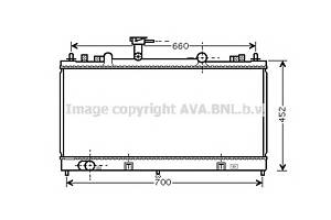 Радиатор охлаждения двигателя для моделей: MAZDA (6, 6,6)