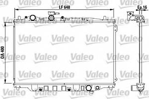 Радіатор охолодження двигуна для моделей: MAZDA (626,626,626)