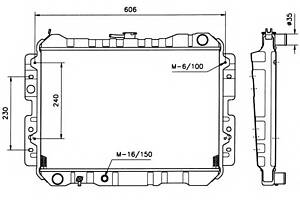 Радиатор охлаждения двигателя для моделей: MAZDA (B-SERIE)
