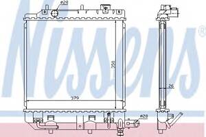 Радиатор охлаждения двигателя для моделей: MAZDA (DEMIO)