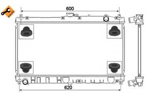 Радиатор охлаждения двигателя для моделей: MAZDA (MX-5)