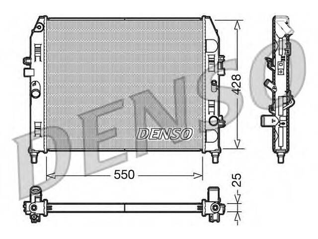 Радиатор охлаждения двигателя для моделей: MAZDA (MX-5)