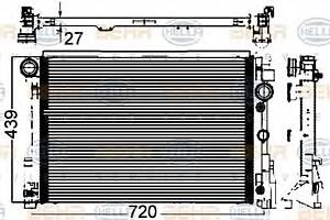 Радиатор охлаждения двигателя для моделей: MERCEDES-BENZ (C-CLASS, C-CLASS,GLK-CLASS,E-CLASS,E-CLASS,E-CLASS,E-CLASS,C-