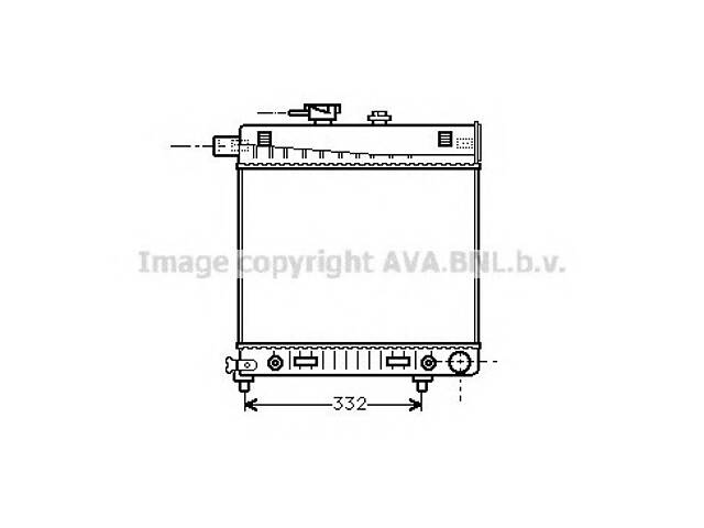 Радиатор охлаждения двигателя для моделей: MERCEDES-BENZ (C-CLASS, E-CLASS,C-CLASS,E-CLASS,CLK,CLK)