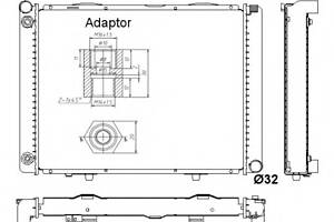 Радиатор охлаждения двигателя для моделей: MERCEDES-BENZ (C-CLASS)