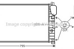 Радиатор охлаждения двигателя для моделей: MERCEDES-BENZ (E-CLASS, E-CLASS,CLS)