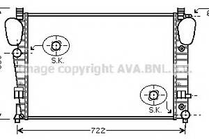 Радиатор охлаждения двигателя для моделей: MERCEDES-BENZ (S-CLASS, S-CLASS,SL)