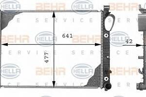 Радиатор охлаждения двигателя для моделей: MERCEDES-BENZ (S-CLASS, S-CLASS)