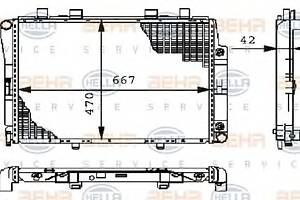 Радиатор охлаждения двигателя для моделей: MERCEDES-BENZ (S-CLASS)