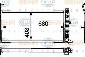 Радиатор охлаждения двигателя для моделей: MERCEDES-BENZ (SPRINTER, SPRINTER,SPRINTER,SPRINTER,SPRINTER,SPRINTER,SPRINT