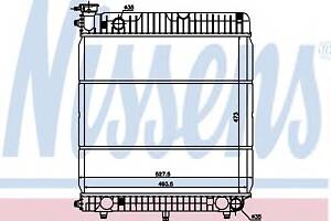 Радиатор охлаждения двигателя для моделей: MERCEDES-BENZ (T1, T1,T1,T1,T1,T1-TN,T1-TN)