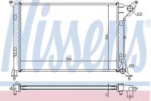 Радиатор охлаждения двигателя  для моделей: MINI (COOPER, CABRIO)