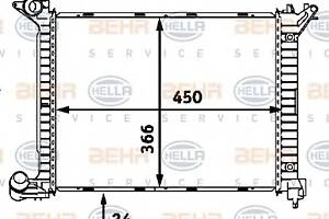 Радіатор охолодження двигуна для моделей: MINI (COOPER)