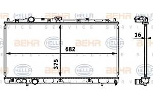 Радиатор охлаждения двигателя для моделей: MITSUBISHI (COLT, LANCER)