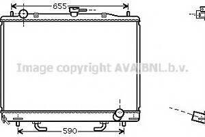 Радіатор охолодження двигуна для моделей:MITSUBISHI (PAJERO,PAJERO,PAJERO,PAJERO)