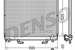 Радіатор охолодження двигуна для моделей: MITSUBISHI (PAJERO,PAJERO)