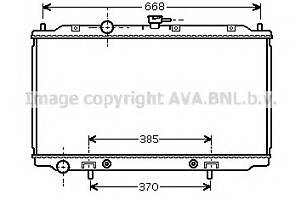 Радиатор охлаждения двигателя  для моделей: NISSAN (ALMERA, ALMERA,PRIMERA,PRIMERA,PRIMERA)