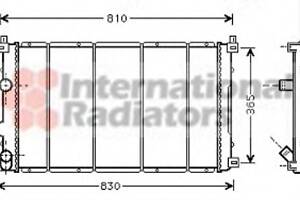 Радиатор охлаждения двигателя для моделей: NISSAN (INTERSTAR, INTERSTAR,INTERSTAR), OPEL (MOVANO,MOVANO,MOVANO,MOVANO),
