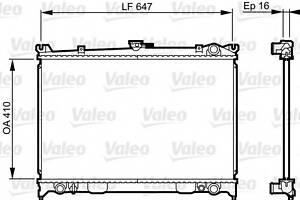 Радиатор охлаждения двигателя для моделей: NISSAN (LAUREL)
