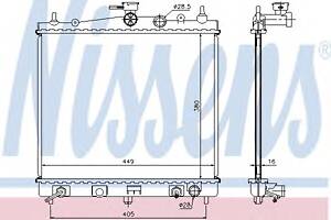 Радиатор охлаждения двигателя для моделей: NISSAN (MICRA, MICRA,NOTE)