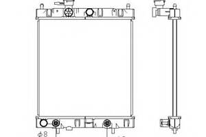 Радіатор охолодження двигуна для моделей: NISSAN (MICRA)
